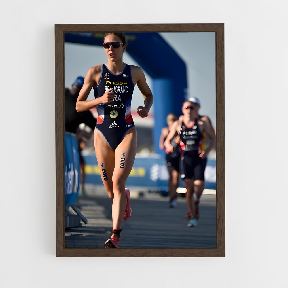 Poster La Course de Cassandre – affiche Athlétisme (vue 5)